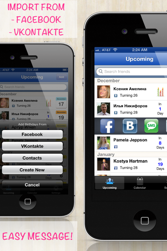 Birthdays PRO - Birthday Reminder for Facebook & VKontakte